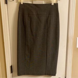 Worthington lined pencil skirt 8T black/white pattern